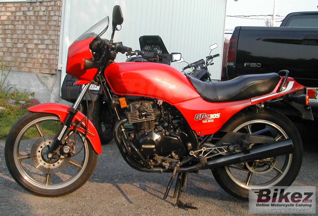 Big nymous user. gpz 305 belt drive picture and wallpaper from Bikez.com